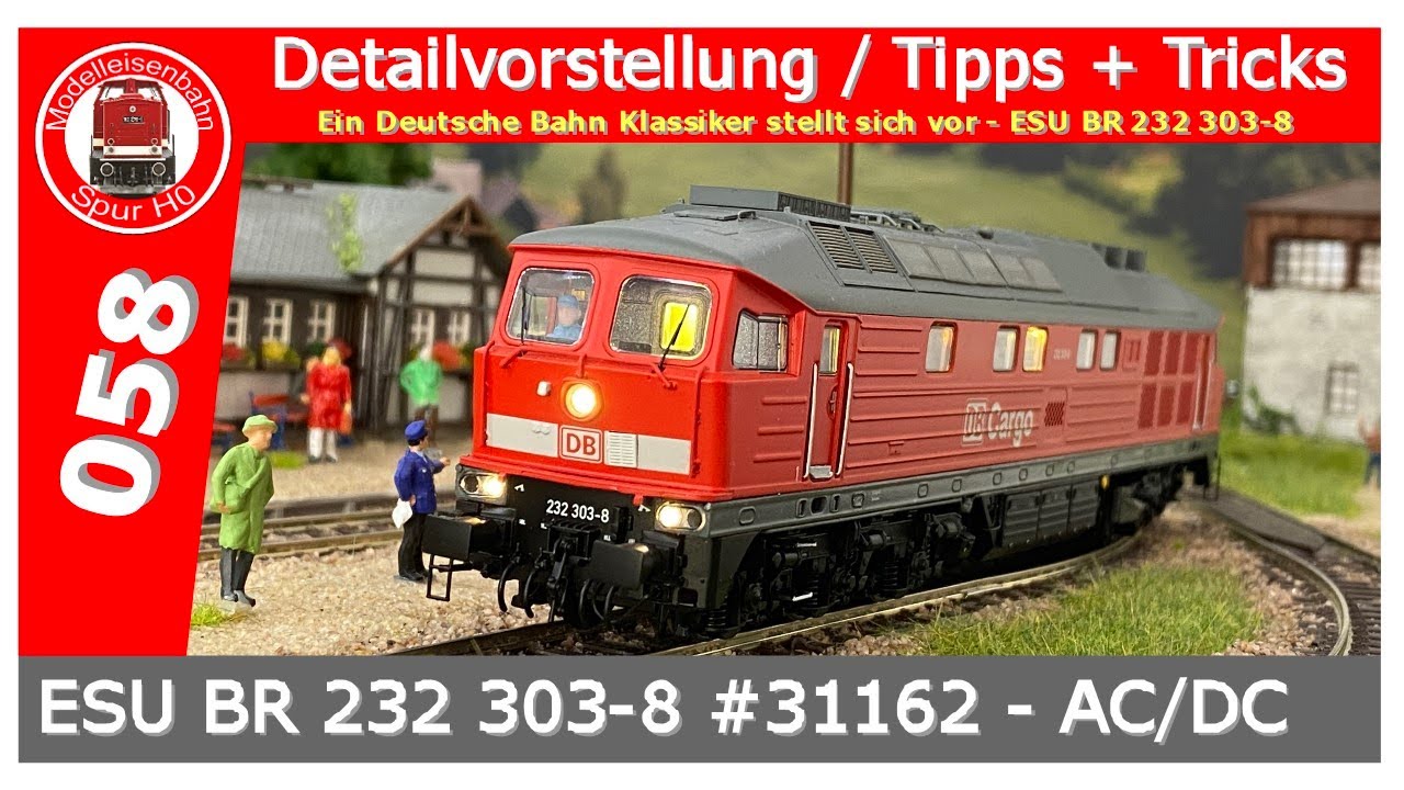 ESU BR 232 303-8 #31162 Engineering Edition, Rauchgenerator 