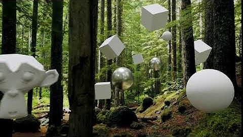 Blender Forrest - Camera Tracking, Matchmoving