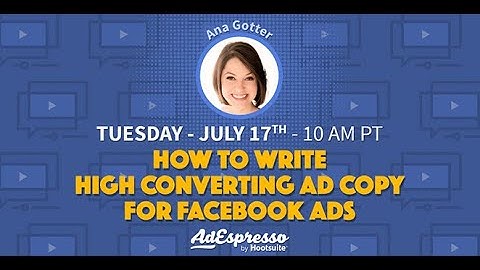 How To Write High Converting Ad Copy For Facebook Ads