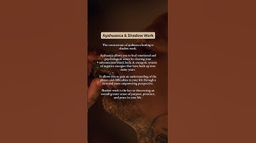 Ayahuasca & Shadow Work