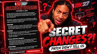 NBA 2K27 Just Got an Update … But They HID the Biggest Changes! 😳