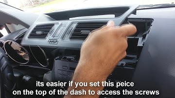 remove factory stereo mazda 5