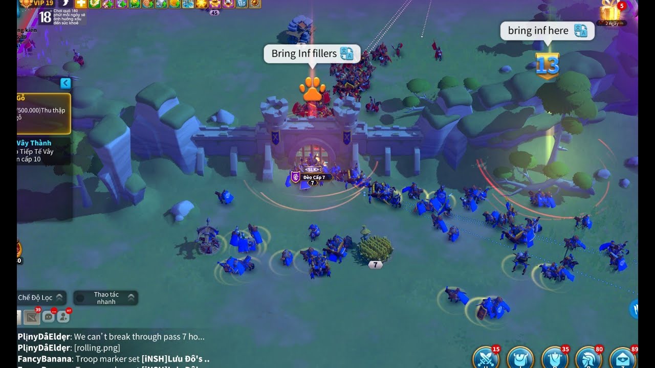 Chinh Chiến Đèo 7 Ngày 4 - 3274 3308 1606 - Rise of Kingdoms Livestream