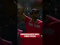 Cleveland Cavaliers guard Donovan Mitchell threw out the first pitch ahead of ALCS Game 3 🔥
