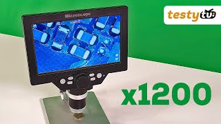 Chiny Mustool G1200 Bezprzewodowy Mikroskop X1200 Z Ekranem Lcd 7