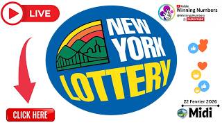 Tiraj New York Midi 22 Fevrier 2026 (En Direct) New York Midi #resultat #New #York  #midi #boulcho