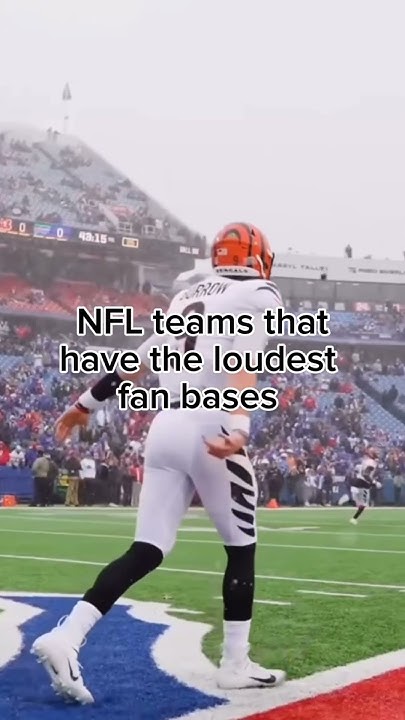 NFL teams that have the loudest fan bases 💣💥 - YouTube