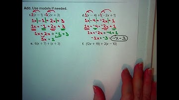 5.6 Add Linear Expressions