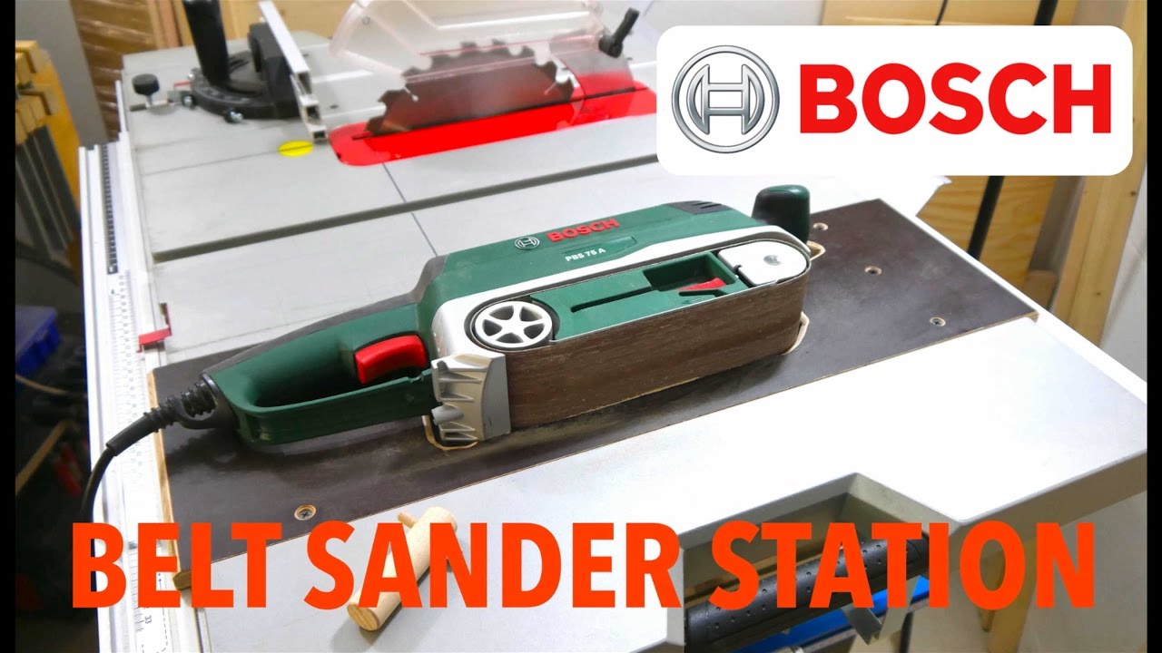 Bandschleifer Station Fur Die Bosch Gts 10 Xc Gunstige Anleitung Youtube