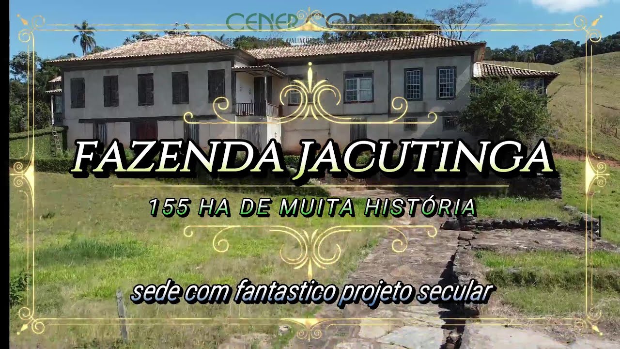 Cener Imóveis 2887 Show de fazenda de 155 ha  fantástica sede histórica por 5.500 mil em Barbacena