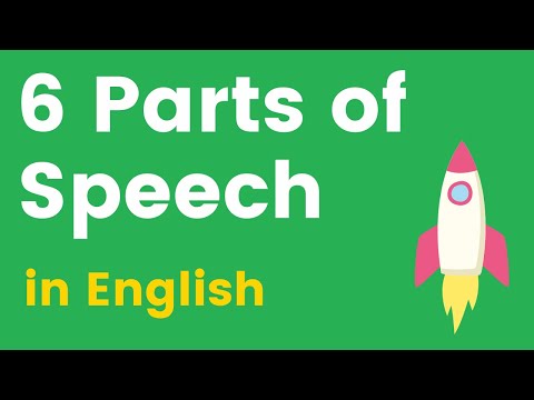 6 Parts of Speech in English