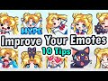 10 Tips on How To Make Emotes Look Good Small | How To Draw Emotes Art Tutorial for Twitch & Discord