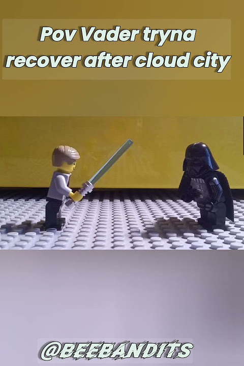 Pov: Vader tryna recover from cloud city #lego #stopmotion #vader #jedi #starwars 