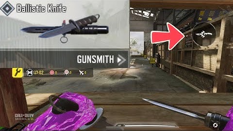 HOW TO MOVE THE BALLISTIC KNIFE ICON ON CALL OF DUTY MOBILE