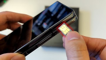 How to insert a SIM card on Any Samsung Galaxy Z Fold Series Phone