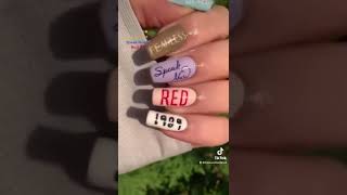 Taylor Swift’s albums but make it (nail art version) Resimi