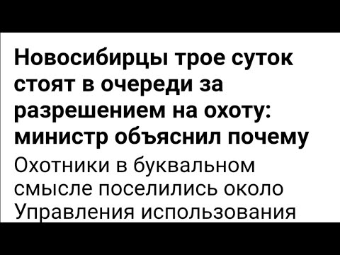 Разрешение на охоту. Через госуслуги.