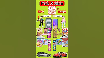 Pick a side! #shorts #youtubeshorts #shortsfeed #fyp #foryou #foryoupage #viral #trend #famous