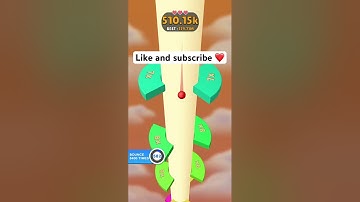 Helix Jump: Level 2803 #helixjump #games #mobile #shorts