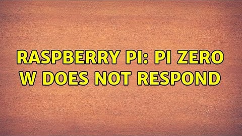 Raspberry Pi: pi zero w does not respond (2 Solutions!!)