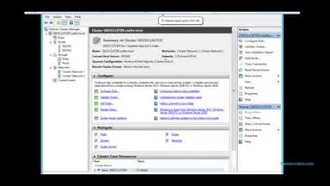 How failover works in SQL Server Clustering between two nodes