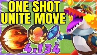UNITE MOVE = INSTANT KO this BUILD on SKELEDIRGE is Hilarious | Pokemon Unite