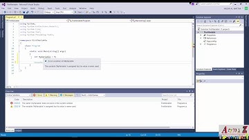 15- Declare Variables in C#