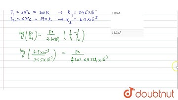 What is the activation energy for the decomposition of `N_(2)O_(5)` as `N_(2)O_(5) hArr 2NO_(2)+