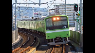 201系　おおさか東線　普通列車走行音(新大阪→JR野江)