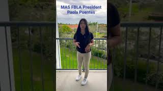 MAS FBLA President 2021-2022