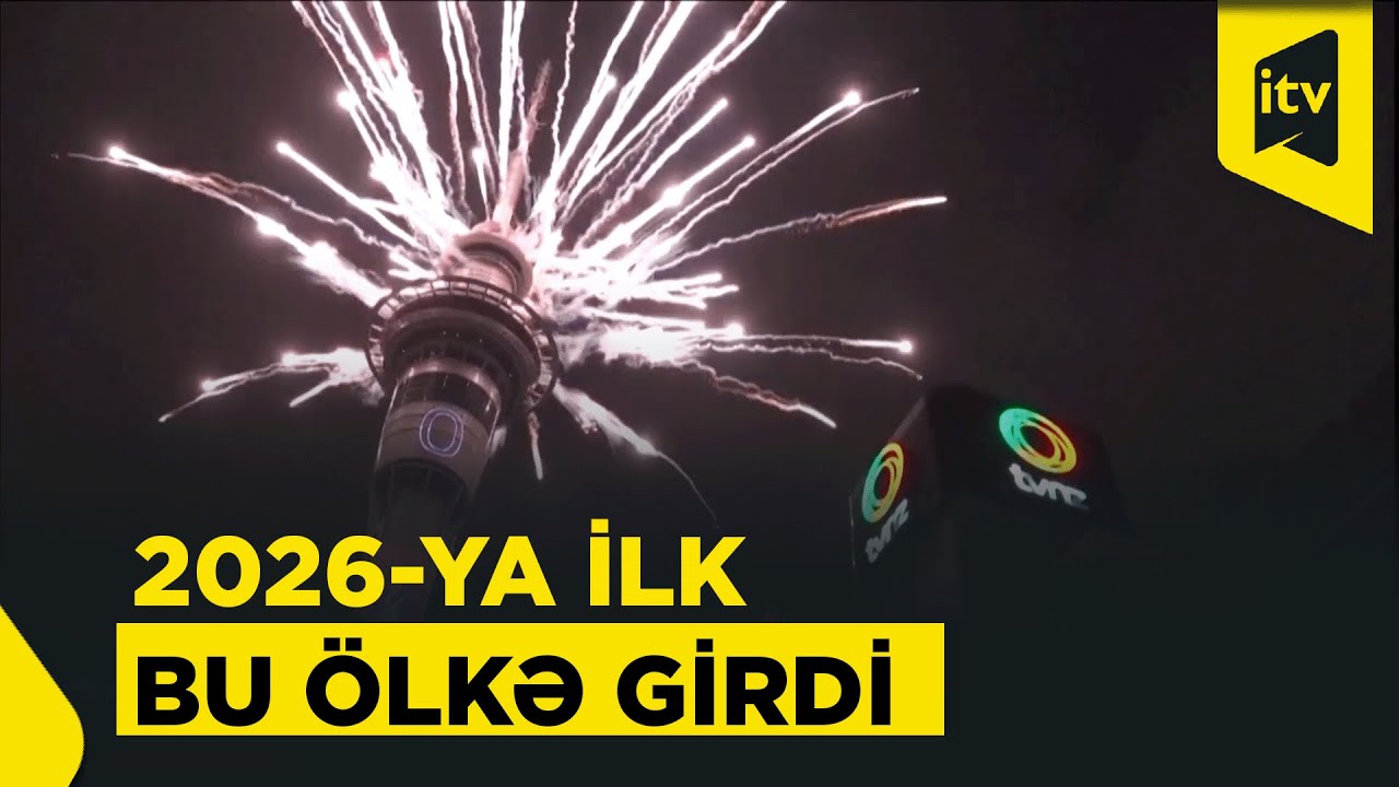 Yeni Zelandiya 2026-cı ili Oklenddə atəşfəşanlıqla qarşılayır