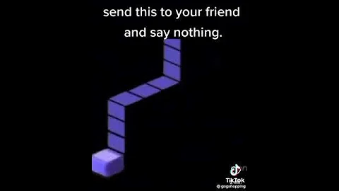 Send this to your friend  and say nothing