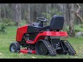 HENSUTRACKS for garden tractors, zero-turn mowers