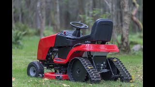 HENSUTRACKS for garden tractors, zero-turn mowers