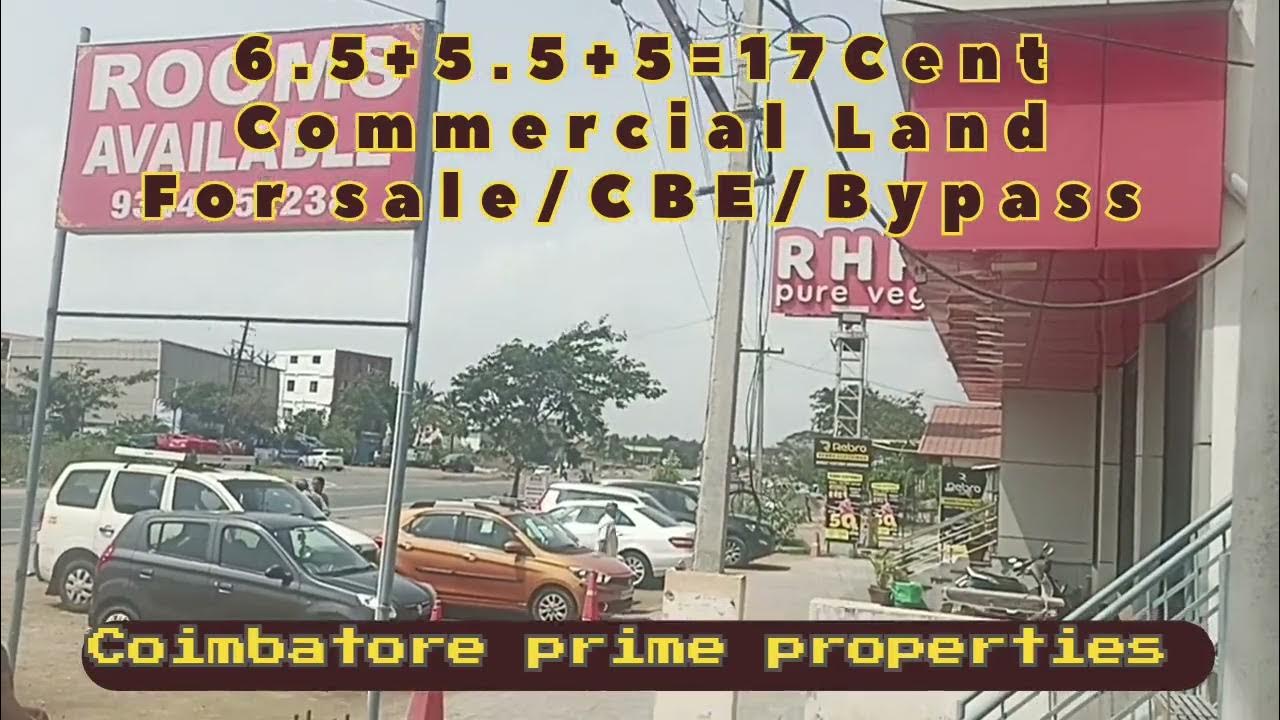 Commercial Land for sale/COIMBATORE/Palakad bypass main Rd/6.5+5.5+5