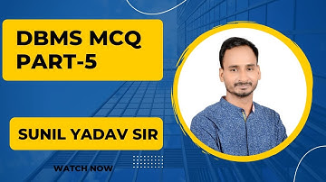 DBMS MCQ Part 5 | #computerinstructor#computeranudeshak#computerteacher#computerinstructormodelpaper