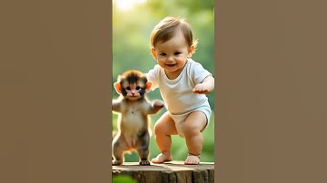 Cute Beby Dance #cute #beby #dance #monkey #whatsappstatus #viralvideo #shortvideo