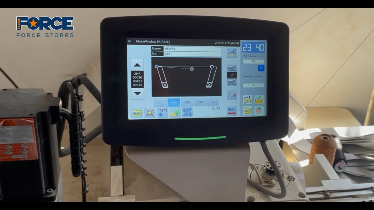 Automatic sewing machine - Zigzag & cross stitching patterns with an ...