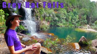 Grey Hat Falls - Wild Swimming - Glenbrook National Park - Glenbrook - 4K