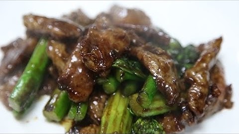 Beef with Chinese Broccoli  芥蘭 牛肉
