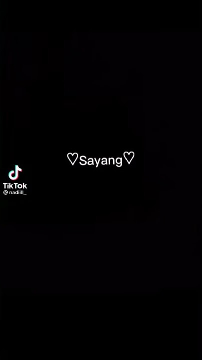 Dj sayang aku cinta kamu 30 detik