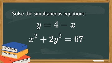 Master Solving Quadratic Simultaneous Equations by Substitution Method | IGCSE Core & Extended