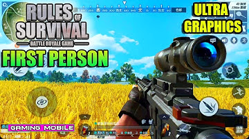 First Person Rules of Survival Top 1 (FPP) - Ultra Graphics | Android/IOS Gameplay
