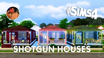 🏡 Foundry Cove Shotgun Houses | The Sims 4 Speed Build (No CC) 🏡