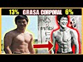 6% Cómo Perdió Toda la Grasa Corporal | Los Secretos de Bruce Lee para DEFINIR el ABDOMEN *NATURAL