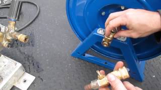 Power Washer Hose Reel Selection and Installation Instructions 