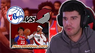 TRAIL BLAZERS at 76ERS | FULL GAME HIGHLIGHTS | February 4, 2021 #NBA #Reaction