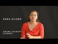 Graduate Student Sara Kliger Talks About the Drama Therapy Program | CIIS
