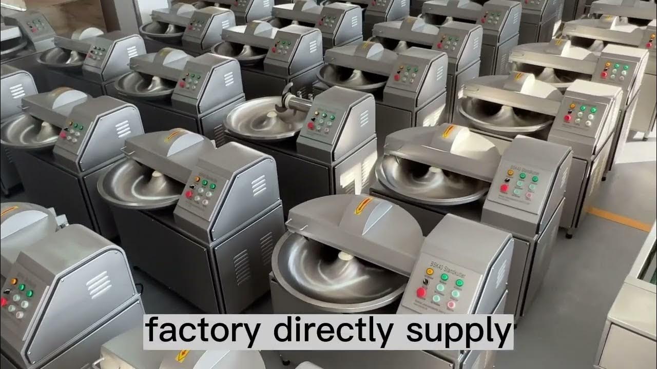 meat bowl cutter chopper machine for meat processing YouTube