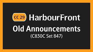 [CCL] HarbourFront Interchange - Old Announcements (C830C 847)